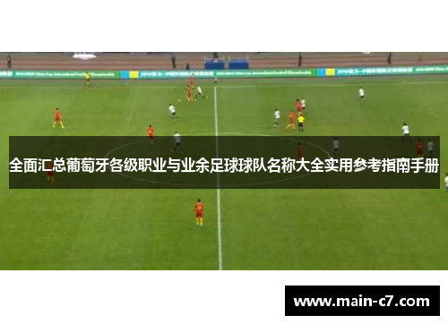 全面汇总葡萄牙各级职业与业余足球球队名称大全实用参考指南手册